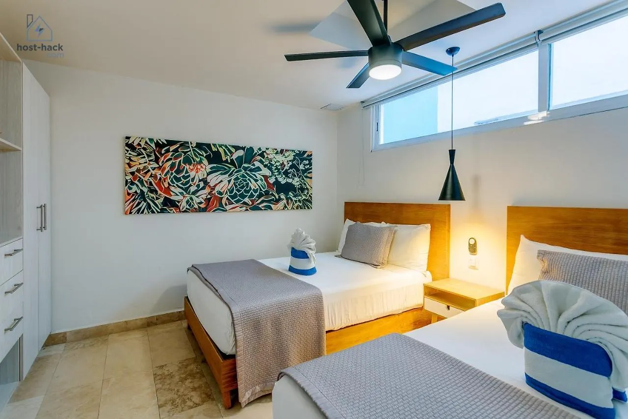 Aptartment With Patio, Rooftop & Pool Close To The Beach - Danzamar 2 Playa del Carmen