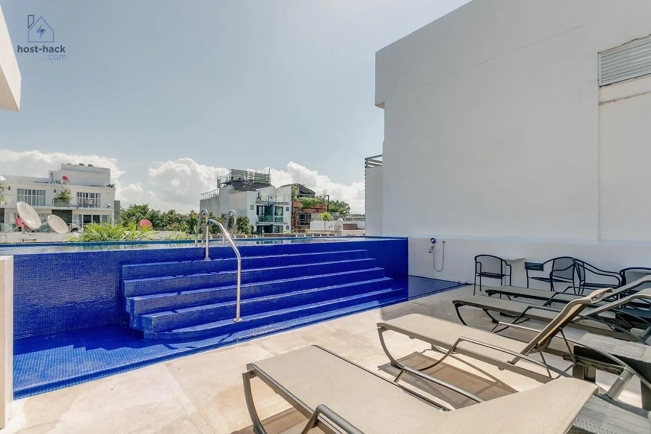 Aptartment With Patio, Rooftop & Pool Close To The Beach - Danzamar 2 Playa del Carmen Mexico