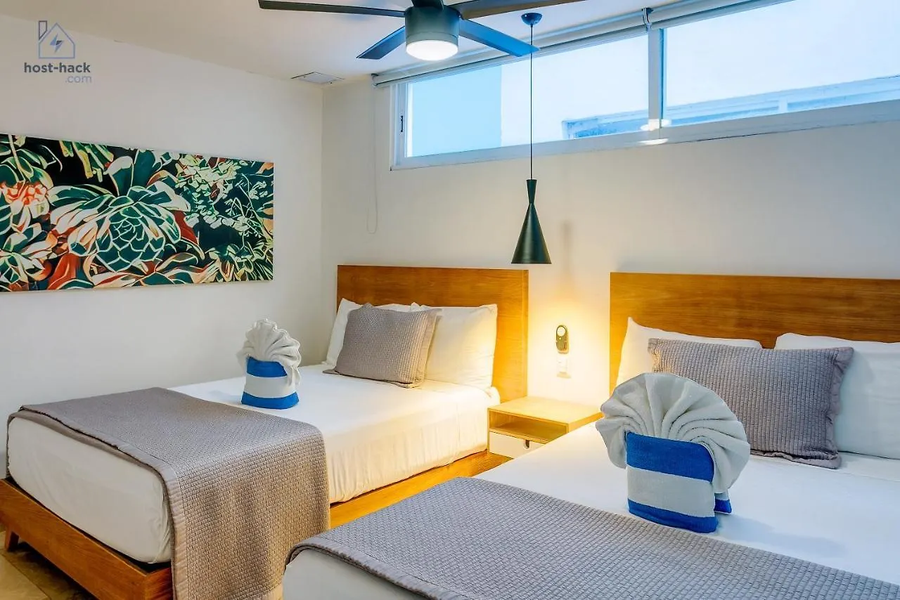 Apartment Aptartment With Patio, Rooftop & Pool Close To The Beach - Danzamar 2 Playa del Carmen
